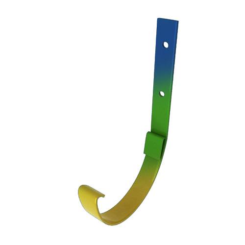 Крепление желоба c порошковым покрытием ф125х350мм все цвета RAL Крепление желоба c порошковым покрытием ф125х350мм все цвета RAL