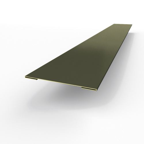 Планка стыковочная RAL 6008 оцинкованная c порошковым покрытием 0,45мм