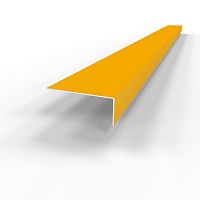 Лобовая планка (RAL 1003) оцинкованная, с порошковым покрытием 0,45 мм