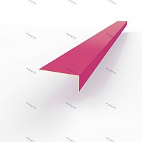 Лобовая планка (RAL 4010) оцинкованная, с порошковым покрытием 0,45 мм