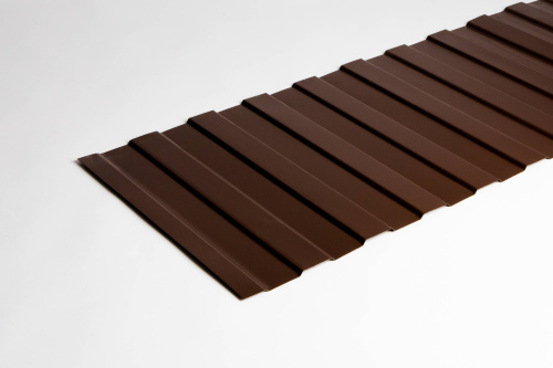 Профнастил оцинкованный с полимерным покрытием полиэстер С8 buildstor 0,7х1180мм RAL 6024 Транспортный зелёный фото 9