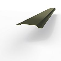 Нащельник RAL 6008 оцинкованный c полимерным покрытием 0,45 мм