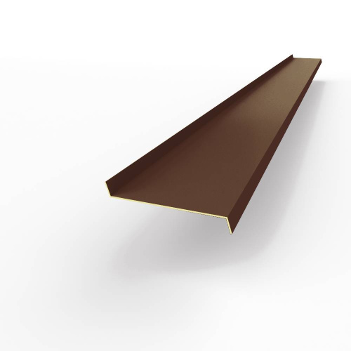 Отлив оконный оцинкованный c порошковым покрытием 0,7мм RAL 8015