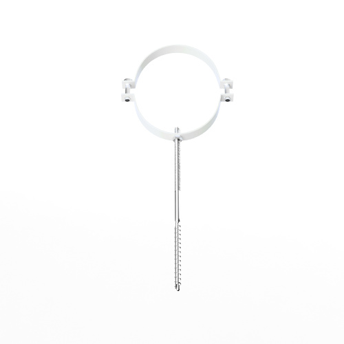 Крепление водосточный трубы под кирпич с полимерным покрытием Металлпрофиль ф150мм RAL 9003 Крепление водосточный трубы под кирпич с полимерным покрытием Металлпрофиль ф150мм RAL 9003