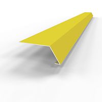 Карнизная планка RAL 1018 оцинкованный c порошковым покрытием 0,45мм полиуретан