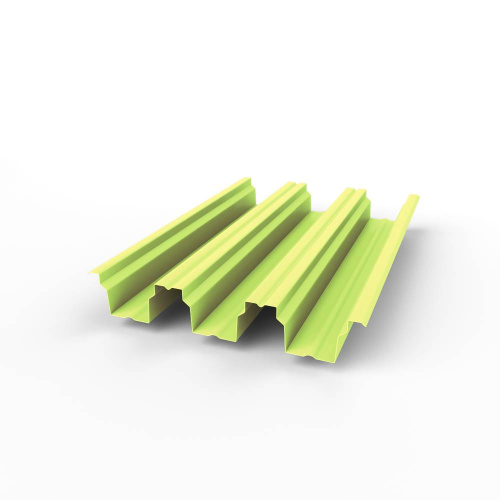 Профнастил оцинкованный с полимерным покрытием полиэстер Н114 buildstor 0,8х646мм RAL 1026 Люминесцентный жёлтый Профнастил оцинкованный с полимерным покрытием полиэстер Н114 buildstor 0,8х646мм RAL 1026 Люминесцентный жёлтый