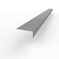 Лобовая планка (RAL 7030) оцинкованная, с порошковым покрытием 0,45 мм