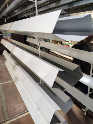 Парапет плоский RAL 9002 полиэстер 1,2 мм фото 2