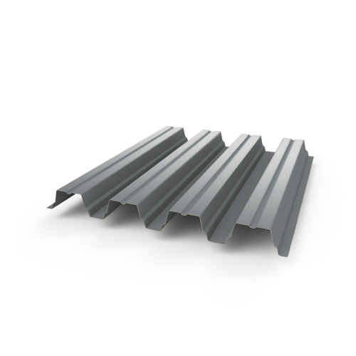 Профнастил Н75 - 0,8 (RAL 7045) с полимерным покрытием (полиэстер)