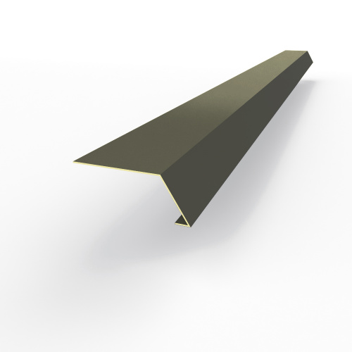 Карнизная планка RAL 7022 оцинкованная c порошковым покрытием 0,45мм Карнизная планка RAL 7022 оцинкованная c порошковым покрытием 0,45мм