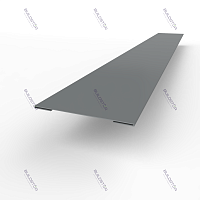 Планка стыковочная RAL 9022 оцинкованная c порошковым покрытием 0,45мм