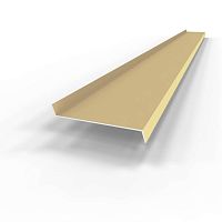 Отлив оконный оцинкованный c порошковым покрытием 0,7мм ширина более 625 мм RAL 1001