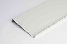 Отлив оконный оцинкованный c порошковым покрытием 1,5мм ширина менее 625 мм RAL 9016