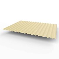 Профнастил оцинкованный с полимерным покрытием полиэстер С15 buildstor 0,45х1180мм RAL 1015 Светлая слоновая кость