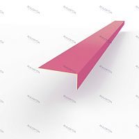 Лобовая планка (RAL 4003) оцинкованная, с порошковым покрытием 0,45 мм