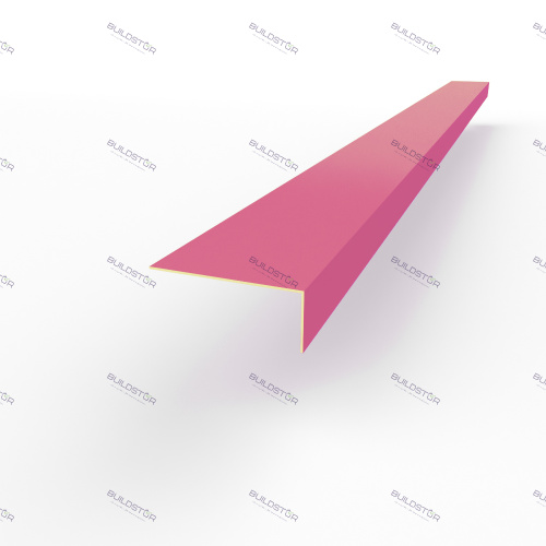 Лобовая планка (RAL 4003) оцинкованная, с порошковым покрытием 0,45 мм