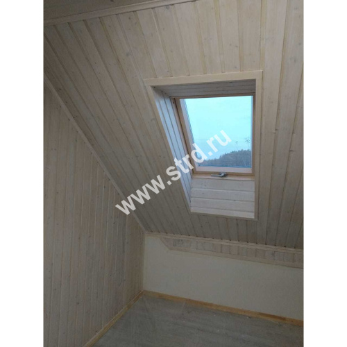 Окно мансардное дерево, лак ручка снизу Fakro FTS-V U2 (V22) Standart 78*118см фото 13