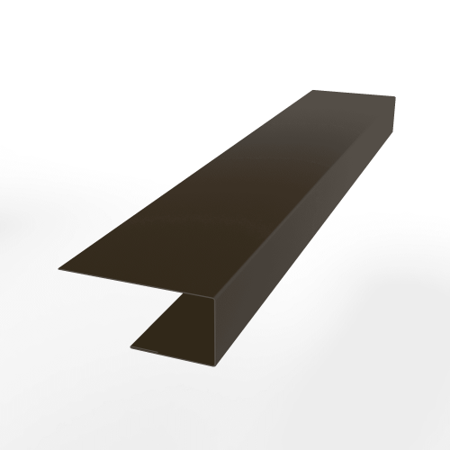 Планка завершающая оцинкованная с порошковым покрытием 0,45мм ширина менее 625 мм RR 32 Планка завершающая оцинкованная с порошковым покрытием 0,45мм ширина менее 625 мм RR 32