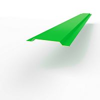 Нащельник RAL 6038 оцинкованный c порошковым покрытием 0,45мм