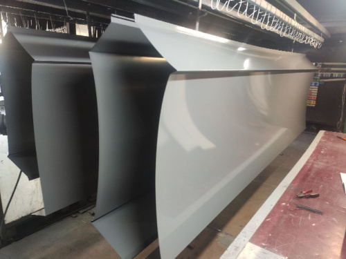 Карнизная планка RAL 7038 оцинкованная c порошковым покрытием 0,45мм фото 2 Карнизная планка RAL 7038 оцинкованная c порошковым покрытием 0,45мм фото 2