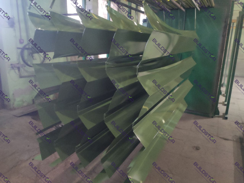 Лобовая планка (RAL 6025) оцинкованная, с порошковым покрытием 0,45 мм фото 2