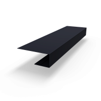 j планка RAL 5004 оцинкованная c порошковым покрытием 0,45мм