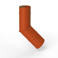 Колено водосточное оцинкованное порошок ф180мм RAL 2001