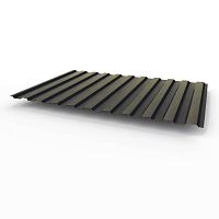 Профнастил оцинкованный с полимерным покрытием полиэстер С8 buildstor 0,5х1180мм RAL 5004 Чёрно-синий