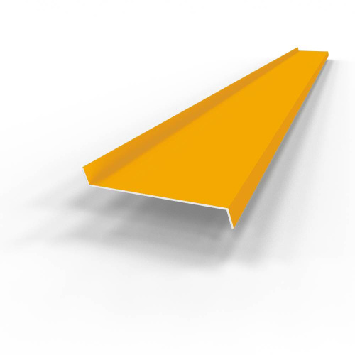 Отлив оконный оцинкованный c порошковым покрытием 1,5мм ширина более 625 мм RAL 1003