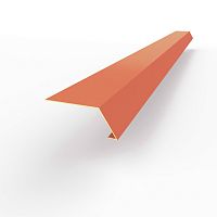 Карнизная планка RAL 3022 оцинкованная c порошковым покрытием 0,45мм