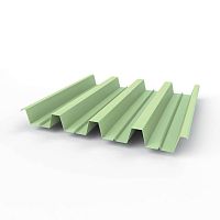 Профнастил оцинкованный с полимерным покрытием полиэстер Н60 buildstor 0,5х845мм RAL 6019 Бело-зелёный