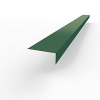 Лобовая планка (RAL 6028) оцинкованная, с порошковым покрытием 0,45 мм