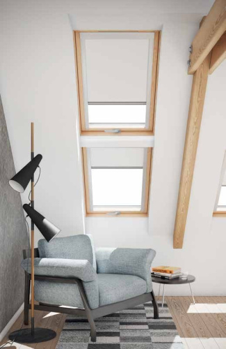 Окно мансардное дерево, лак ручка снизу Dakea KAA M6A B1500 78*118см фото 2