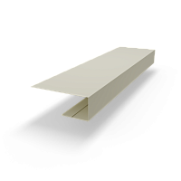 J профиль RAL 1013 оцинкованный c порошковым покрытием 0,45мм