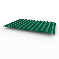 Профнастил оцинкованный с полимерным покрытием полиэстер С21 buildstor 0,55х1051мм RAL 6036 Перламутровый опаловый зелёный