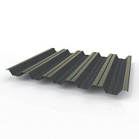 Профнастил оцинкованный с полимерным покрытием полиэстер НС35 buildstor 0,45х1060мм RAL 7024 Графитовый серый