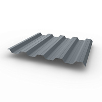Профнастил НС44 (RAL 7046) 0,5х1047мм оцинкованный, с полимерным покрытием (Полиэстер)