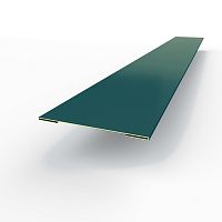 Планка стыковочная RAL 5020 оцинкованная c порошковым покрытием 0,45мм