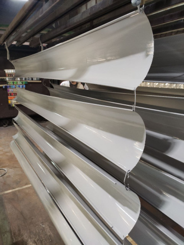 Желоб водосточный оцинкованный порошок ф180х2000мм RAL 7039 фото 6