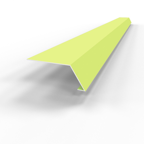 Карнизная планка RAL 1026 оцинкованный c порошковым покрытием 0,45мм Карнизная планка RAL 1026 оцинкованный c порошковым покрытием 0,45мм