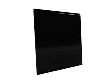 Фасадная кассета 1160х1140 закрытого типа, толщина 1 мм, RAL 9005 (Глубокий черный)