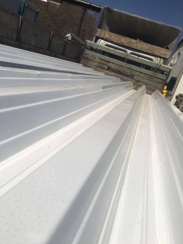 Профнастил оцинкованный с полимерным покрытием полиэстер Н60 buildstor 0,65х845мм RAL 8017 Шоколадно-коричневый фото 2