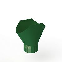 Воронка желоба оцинкованная накладная порошок ф220мм RAL 6002