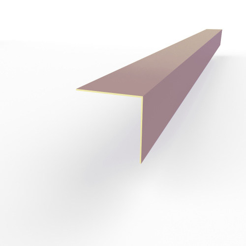 Планка угла внешнего RAL 4009 оцинкованная c порошковым покрытием 0,45мм