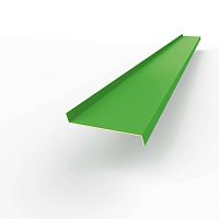 Отлив оконный оцинкованный c порошковым покрытием 0,7мм RAL 6017