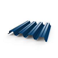 Профнастил Н75 - 0,8 (RAL 5010) с полимерным покрытием (полиэстер)
