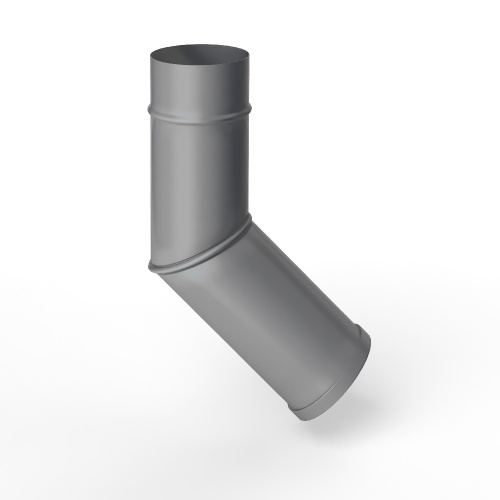 Колено водосточное оцинкованное порошок ф120мм RAL 9022