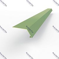 Карнизная планка RAL 6021 оцинкованная c порошковым покрытием 0,45мм