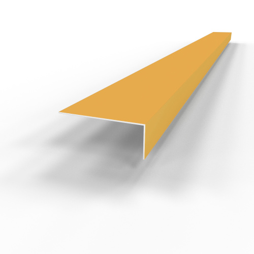 Лобовая планка (RAL 1017) оцинкованная, с порошковым покрытием 0,45 мм