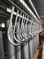 Крепление желоба водосточного короткое c порошковым покрытием ф180x350мм RAL 7021